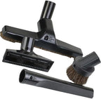 Vacuum Attachments for 1.25" Vacuum Accessories, Floor Brush, Dust, Crevice Tool, Upholstery Tool Compatible with Shop Vac, Oreck, Bissell, Hoover Shark, Kirby, Rainbow (4-Pack Basic) by ALLPARTSETC