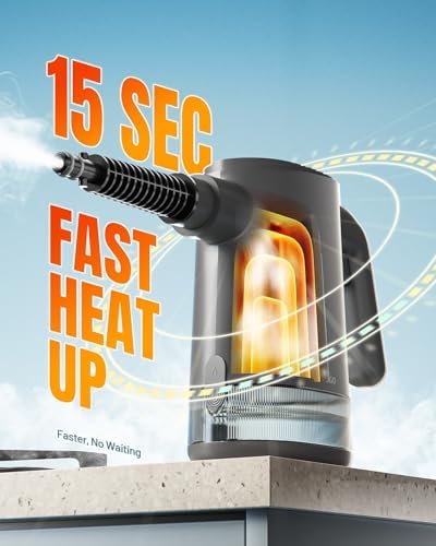 Handheld Steam Cleaner for Home, 15s Instant Heat, Lightweight 650ML Tank - Image 2