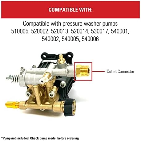 Simpson 3/8" Male to M22 Male Outlet Connector for Pressure Washer Pumps - Image 3