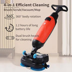 Cordless Commercial Floor Buffer Polisher, Electric Cleaner for Hard Floors - Image 2