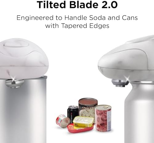 Kitchen Mama Auto 2.0 Electric Can Opener, Marble White - Image 2