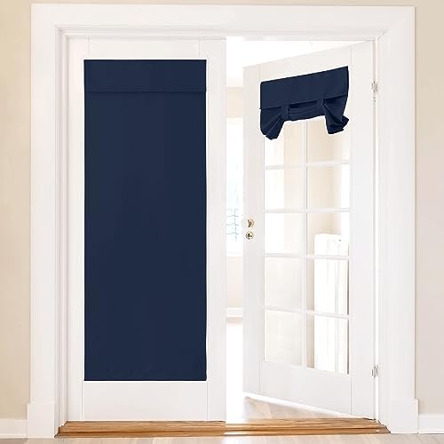 NICETOWN Blackout Shades for Window, Room Darkening French Door Curtains by NICETOWN