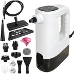 Handheld Steam Cleaner Portable Pressurized Steamer for Cleaning-15 PCS Accessories 15S Fast Heating 400ML Capacity Multi-Surface Deep Cleaning for Home, Kitchen, Car, Bathroom, Sofa, Floor, Window by Unknown
