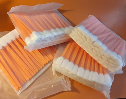 Detail Brushes, Disposable Crevice Cleaning Swabs 200PCS by DisposableOralSwabs