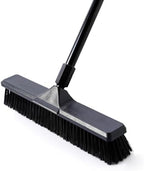 Eyliden 18" Push Broom for Deck Driveway Patio Garage, Black by Eyliden