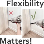 Flexible Crevice Tool for Dyson V7 V8 V10 V11 V15 Cordless Vacuum, Hose Attachment for Dryer Vent, Car Detailing, Corners and Gaps Cleaning - 17 Inches - Image 5