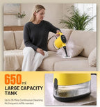 Handheld Steam Cleaner, 3S Fast Heat, 650mL Water Tank, Adjustable Steam - Image 4