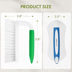 Amazer Scrub Brush for Cleaning Comfort Grip Shower Scrubber Flexible Stiff Bristles with Handle Heavy Duty Cleaner Brush for Tub Sink Carpet Floor - Pack of 4 (Blue+Green) - Image 2