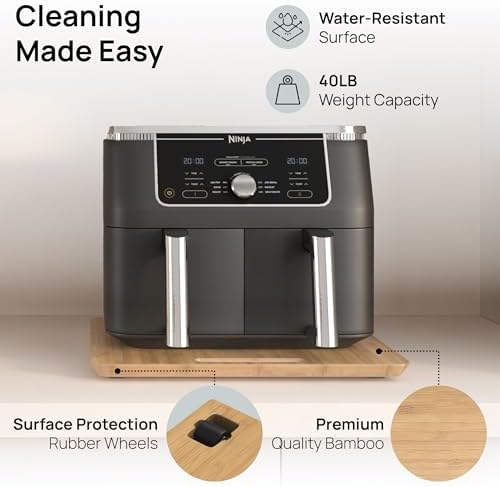 Ibyx Appliance Slider, Sliding Tray for Coffee Maker, 16 x 13 in, Natural - Image 4