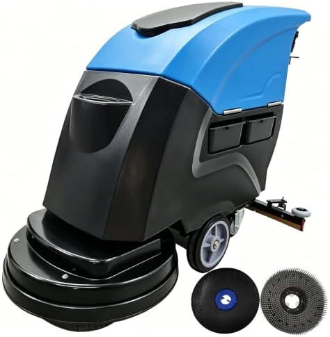 Commercial Floor Scrubber Machine 20" Walk-Behind Auto Scrubber by EQCOTWEA
