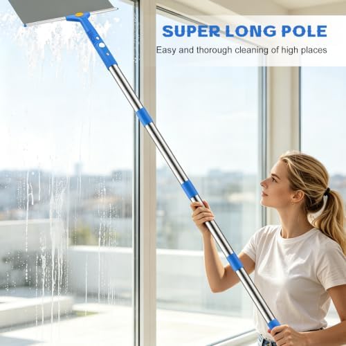 SetSail Window Cleaning Kit with Bucket 3 Gallon for Home Outdoor, Blue - Image 4
