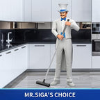 MR.SIGA Floor Scrub Brush with Long Handle for Cleaning Cleaning Bathroom - Image 2