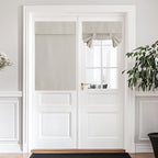 NICETOWN Natural Blackout Door Curtain for Door Window, 1 Panel Flax Linen by NICETOWN