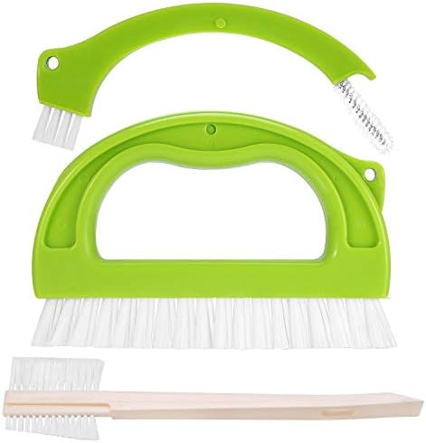Shower Track Cleaner,Window Track Cleaning Brushes Window,Sliding Door Track Cleaning Brush, Tile Lines Brush, Kitchen Cleaning Brushes-3PACKS by Unknown