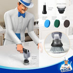 MR.SIGA Electric Spin Scrubber for Kitchen and Bathroom Cleaning - Image 2