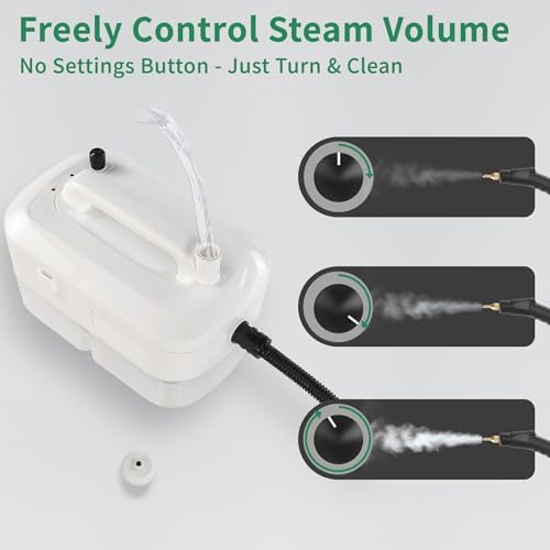 Handheld Steam Cleaner with 12pcs Accessories for Kitchen, Bathroom, Car - Image 3
