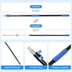 30ft High Reach Duster Kits for Cleaning (with 5-12ft Extension Pole) - Image 6