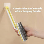 White Grout Brush, Crevice Cleaning Brush with 360° Swivel Head - Image 6