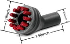 Sionlan 6 Pack for Bissell SteamShot Hard Surface steam Cleaner 39N7A 39N7V 39N7H 2994B Replacement Parts (3 Hard Brushes + 1 Wall Crevice Brush + 2 Multi-Surface Tools)… - Image 6