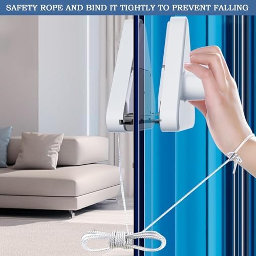 Magnetic Window Cleaner Tool,Windshield Cleaner Tool Magnetic,Double-Sided Cleaner Glass Tool, High Rise and Car,Magnetic Windshield Cleaner for High Rise, Car Glazed - Image 5