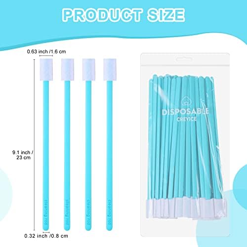 Sieral Disposable Crevice Cleaning Brushes Bulk Disposable Crevice Cleaner Tools for Toilet Window Sill Keyboard Car Ac(100 Pcs) - Image 2