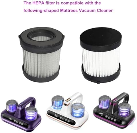 6Pack Hepa Filters Replacement Compatible with Amzany HK-518 Mattress Vacuum Cleaner. Washable Filters Works with Amzany 5-in-1 Cordless Bed Vacuum Cleaner.(Filters Only) - Image 2