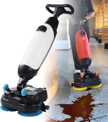 Commercial Floor Scrubber Machine, Electric Buffer Polisher, Cordless by Unknown