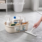 Large Cleaning Supplies Caddy Portable Shower Caddy Basket Beige - Image 4