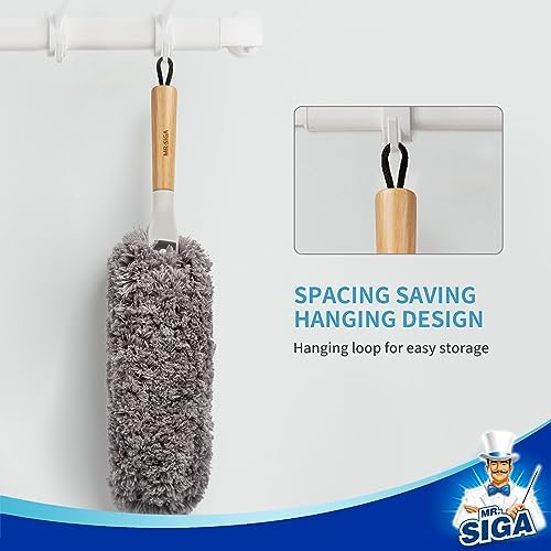 MR.SIGA Lint Free Microfiber Duster, Washable Duster for Household Cleaning - Image 5