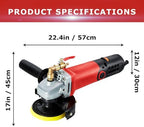 Wet Polisher Grinder,860W/110V Variable Speed Wet Buffer with 4'' Diamond Polishing Pad Tools Kit,Low-noise Wet Stone Polisher Buffing Machine for Concrete,Floor Surface,Marble,Ceramic Tile - Image 7