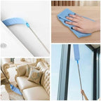 Retractable Gap Duster Cleaner Cleaning Tools with 2 Microfiber Dusting Cloths Washable Duster for Cleaning Under Appliances Furniture Couch Fridge - Image 6