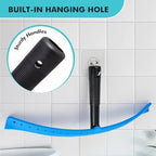 FOSHIO Window Squeegee with 18-Inch Large TPU Blade, All-Purpose Shower Squeegee for Glass Doors, Car Windows, Windshield, PPF Installation, Streak-Free Tile Wall Glass Cleaner Tool - Image 5