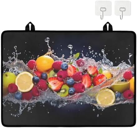 Colorful Mixed Fruit Splash Stove Top Cover for Electric Stoves - Image 2
