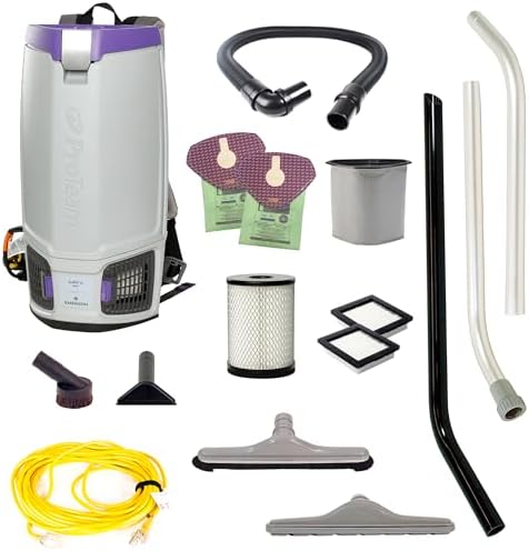 ProTeam GoFit 6 HEPA, 6 qt. Commercial Backpack Vacuum w/Remediation Tool Kit, 107766 by ProTeam
