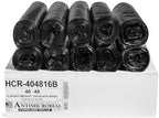 Aluf Plastics 45 Gal Black Trash Bags, 16 Micron (EQ.), 40" x 48" (250 Pk) by AlufPlastics