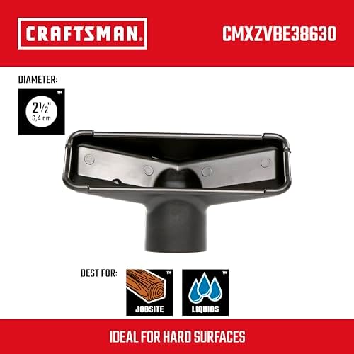 CRAFTSMAN CMXZVBE38630 2-1/2 in. Utility Nozzle Wet Dry Vac Attachment - Image 2