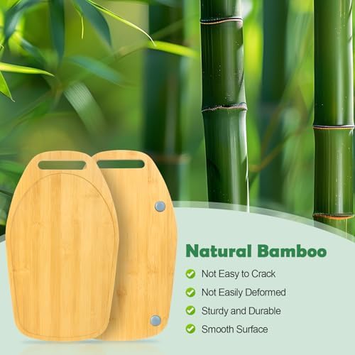 Mixer Slider Compatible with Kitchen aid Bowl Lift 4 .5-5 Qt Stand Mixer Bamboo- Kitchen Countertop Storage Mover Sliding Caddy for Kitchen Aid 4 .5-5 Qt Mixer (4 .5-5 Qt with handle-Natural) - Image 3