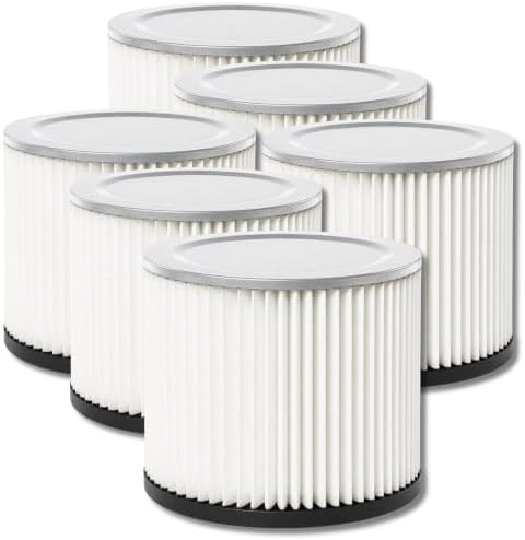VacBagsUSA VF2007 Cartridge Filter Compatible with Shop-Vac 90304, 6pk - Image 4
