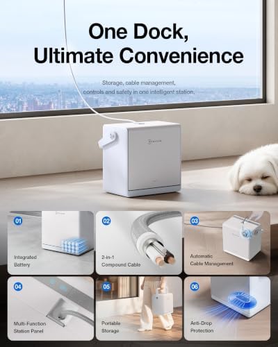 ECOVACS WINBOT W2S PRO Omni Robotic Window Cleaner with Portable Station - Image 6