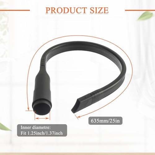 25" Flexible Vacuum Crevice Attachment Tool Vacuum Hoses Kit - Image 2