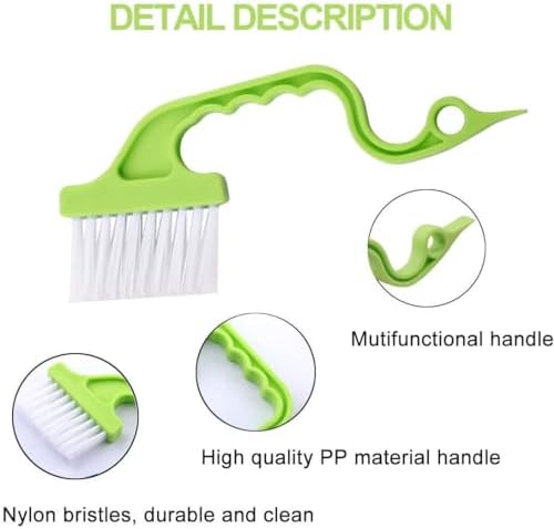 Window Groove Cleaning Brushes Tools,6 Pcs Household Deep Cleaning Tool,Magic Window Sill Cleaning Tool for Slide Door,Shutter,Air Conditioner,Bathroom/Shower,Blinds,Vents (6 PCS) - Image 4