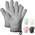 MAD SHARK Silicone Oven Mitts with Fingers Heat Resistant 450°F in Kitchen by MADSHARK