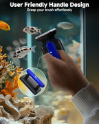 AQQA Aquarium Glass Cleaner, Double Side Algae Scraper with 2 Blades - Image 6