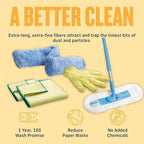 E-Cloth Duster & Cleaning Bundle, Cloth Set, Dusting Mop & Glove - Image 2