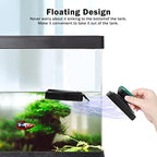 AQQA Aquarium Strong Magnetic Cleaner Brush, Fish Tank Glass Algae Magnet Cleaning Tool Floating Cleaner Scrubber Brush with 2 Detachable Scraper (Green,L) - Image 5