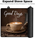 Heat-resistant Stove Top Cover - 28.5" X 20.5" Cooktop Protector Covers, Scratch-resistant Washable Pad Kitchen Countertop Mat (Latte, 28.5" x 20.5") - Image 6
