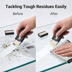 44pcs Ceramic Razor Blade Scraper Set with 4 Handles & 40 Blades, Glass Stove Top Scraper for Cleaning Oven Door, Window Scraper for Removing Paint, Stickers, Adhesive, Decals, Ceramic Blade Kit - Image 3