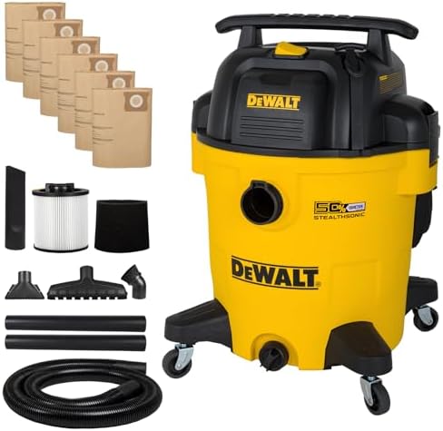 DEWALT Stealthsonic 12 Gallon 5.5 HP Shop Vacuum Wet and Dry, DXV12P-QTE by Unknown