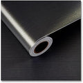 CRE8TIVE Bronze Black Brushed Stainless Steel Contact Paper 24"x354" Heat Resistant Metallic Wallpaper Peel and Stick Oil Proof Rust Resistant Self Adhesive Roll for Kitchen Appliances Stove Cabinets by CRE8TIVE