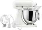KitchenAid Artisan, 5-Qt Tilt Head Stand Mixer, KSM150PS, Porcelain White - Image 3
